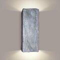 A19 Lighting Stone Wall Sconce, Grey N18031-GR-1LEDE26